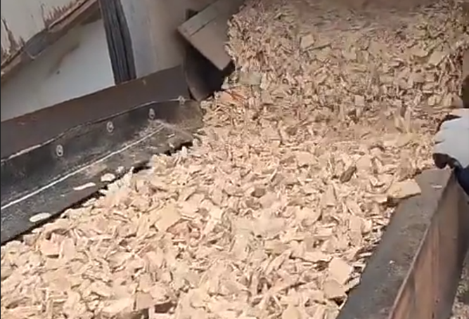 Planta de Astillas de Madera de Desecho de 1 a 2 toneladas por hora en Polonia